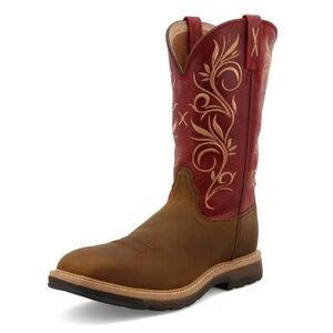 NWT - TWISTED-X WOMEN'S 11" STEEL TOE PULL ON WORK BOOTS